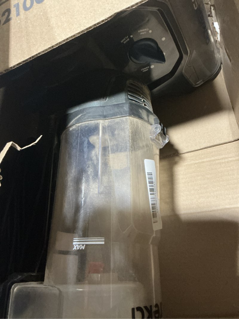 Condition photo showing As Is for (Similar to) Eureka PowerSpeed Lightweight Upright Vacuum Cleaner for Carpet and Hard Floor, Powerful Bagless Upright Vacuum Cleaner for Home Pets, NEU181A, Blue Blue PowerSpeed NEU181A with Pet Tool