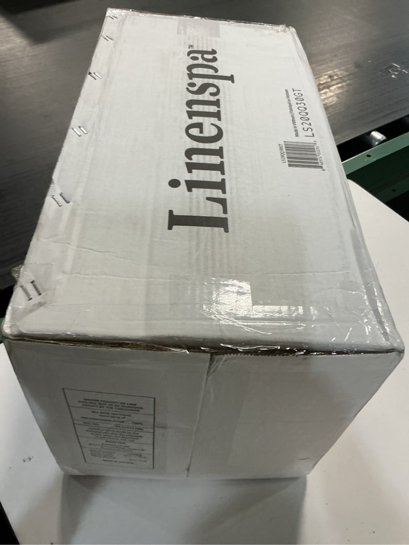 Condition photo showing New/Like New for linenspa memory foam mattress topper, queen size - 2 inch gel infused memory foam - plush feel - cooling and pressure relieving - certipur certified queen 2 inch classic gel