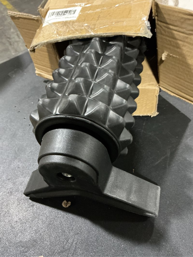 Condition photo showing Good Condition for New Upgrade Bracket Foam Roller with Stand for Back Leg Pain, 21 Inch Firm Deep Tissue Muscle Massager for Sore Muscles (Black)