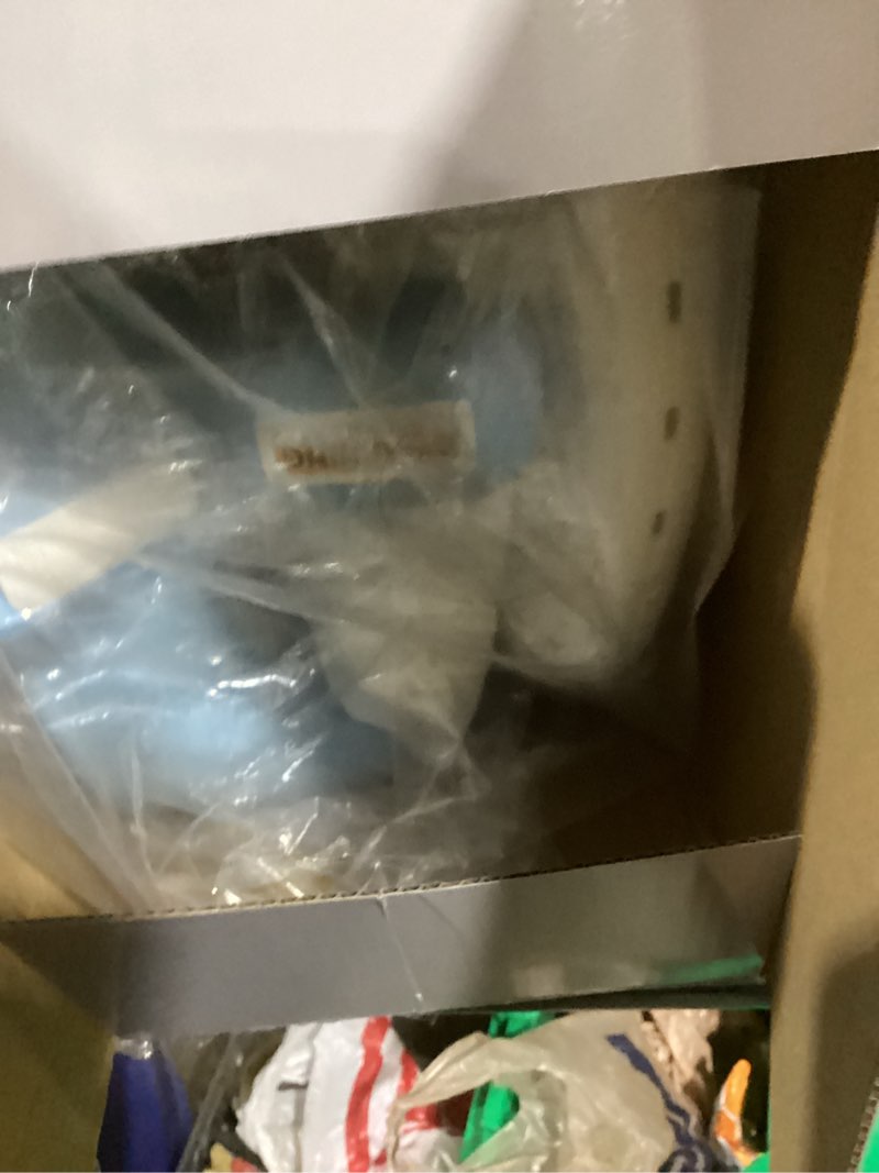 Condition photo showing Good Condition for babybond baby bath seat with sitting & lying 2 modes, 3-speed adjustment, powerful suction cups, infant bathtub chair with soft and comfortable towel, folding and hanging blue