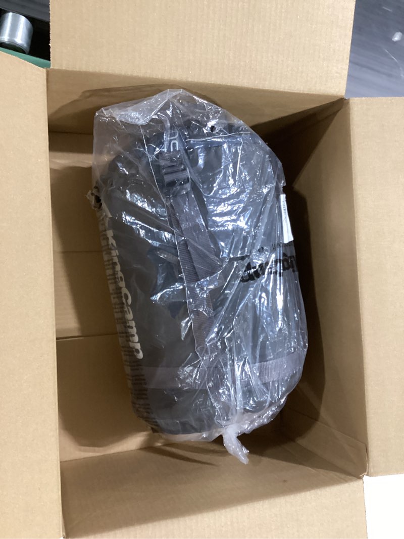 Condition photo showing As Is for FARLAND Sleeping Bags 30? for Adults Teens Kids with Compression Sack Portable and Lightweight for 3-4 Season Camping, Hiking,Waterproof, Backpacking and Outdoors Dark Grey (L Zip) Large(86.6"x32.68")