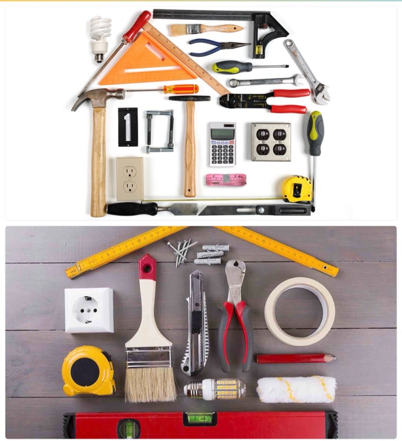 Assorted Home Improvement Lot (Small Tools, Screw, Home Accessories