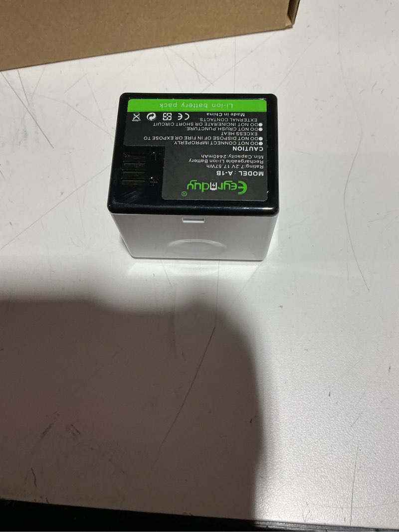 Condition photo showing New/Like New for A-1B Battery Replacement for arlo Pro,Pro 2 Camera VMA4400 2440mAh Rechargeable Lithium-ion Batteries 7.2V/17.57Wh (2 Pack) 2 batteries