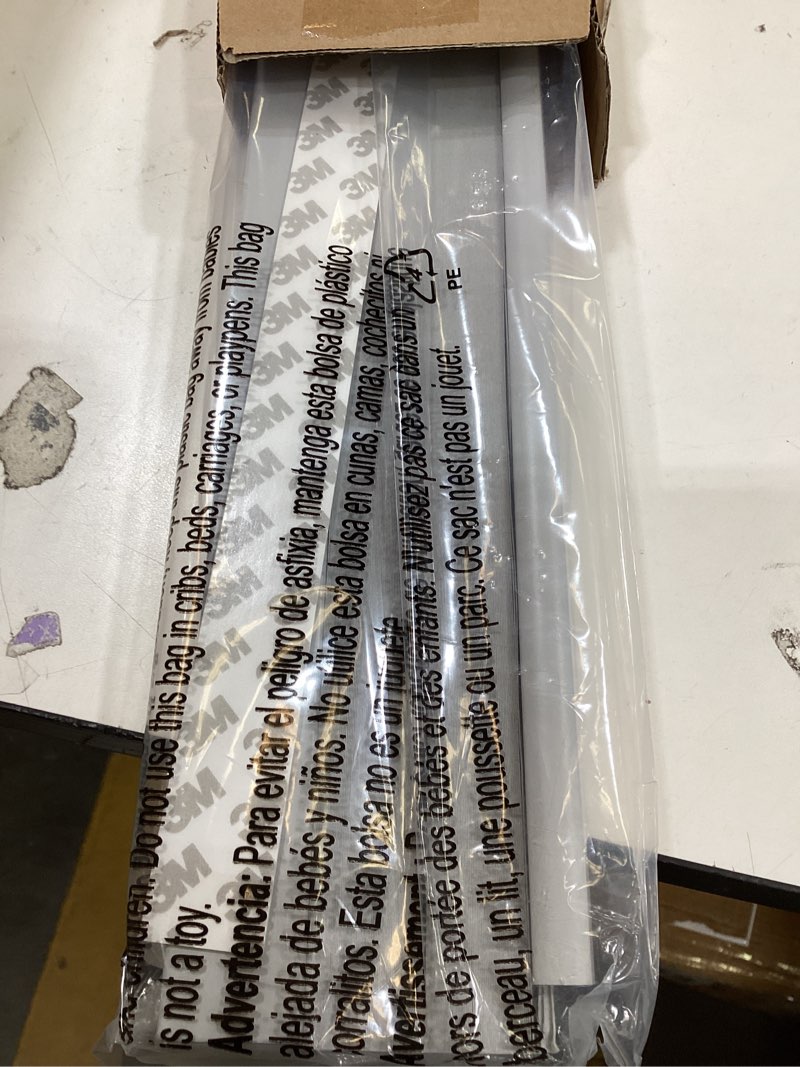 Condition photo showing Good Condition for lazblinds cordless cellular shades for french doors, no drill french door blinds for privacy, light filtering honeycomb shades for front door patio sliding glass door, 1 pack, 18" w x 24" h, grey grey-light filtering 18"w x 24"h