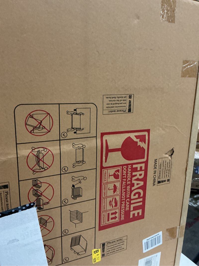 Condition photo showing New/Like New for glass magnetic dry erase board, 36" x 24" tempered glass whiteboard wall mounted white board for home, office, school, 1 acrylic pen tray normal white 36"w x 24"h