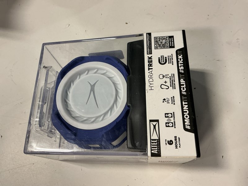 Condition photo showing New/Like New for altec lansing hydratrek bluetooth speaker - periwinkle blue