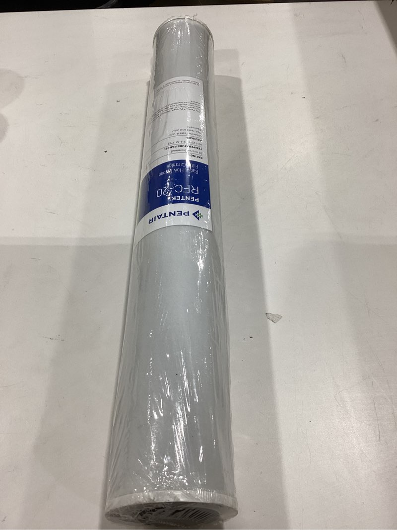 Condition photo showing Good Condition for pentair pentek rfc-20 carbon water filter, 20-inch, whole house radial flow carbon replacement cartridge with granular activated carbon (gac) filter, 20" x 2.5", 25 micron pack of 1 20" x 2.5"