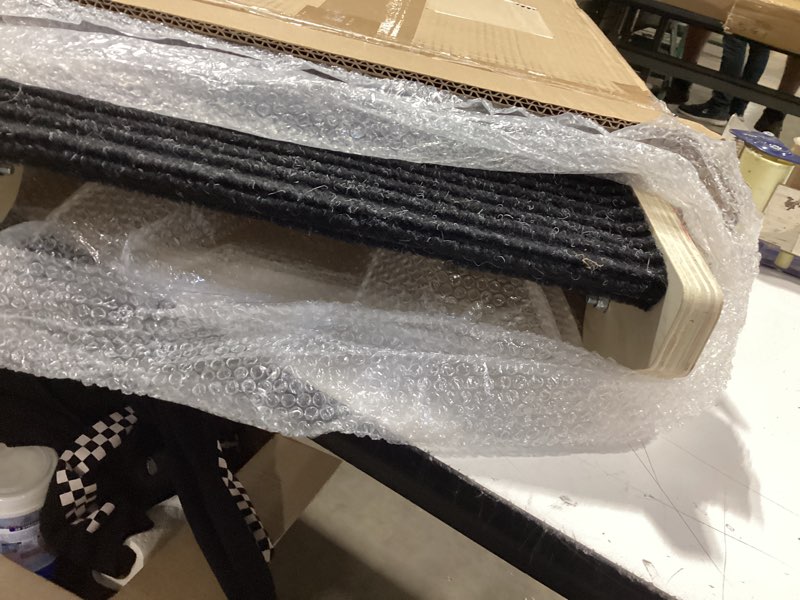 Condition photo showing Good Condition for dog ramp for bed - foldable small to large dog ramp for couch - 6 adjustable height from 12" to 24" - stairs with high traction mat - wooden portable ramp for dogs to get on bed couch car up to 200lbs