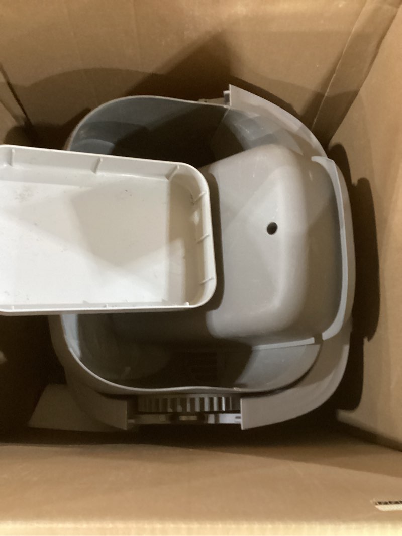 Condition photo showing Good Condition for Upgraded Automatic Litter Box Self Cleaning, with Raised Step, Open Top Large Capacity for Multiple Cats, Odor Control & Safety Protection & Smart App Control Health Monitoring & Quiet Operation