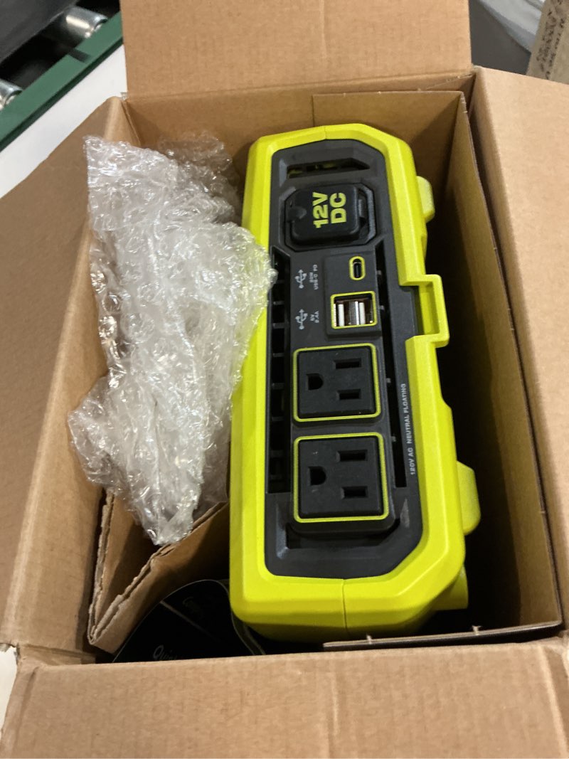 Condition photo showing Good Condition for one+ 18v 1000-watt max 12-volt automotive power inverter
