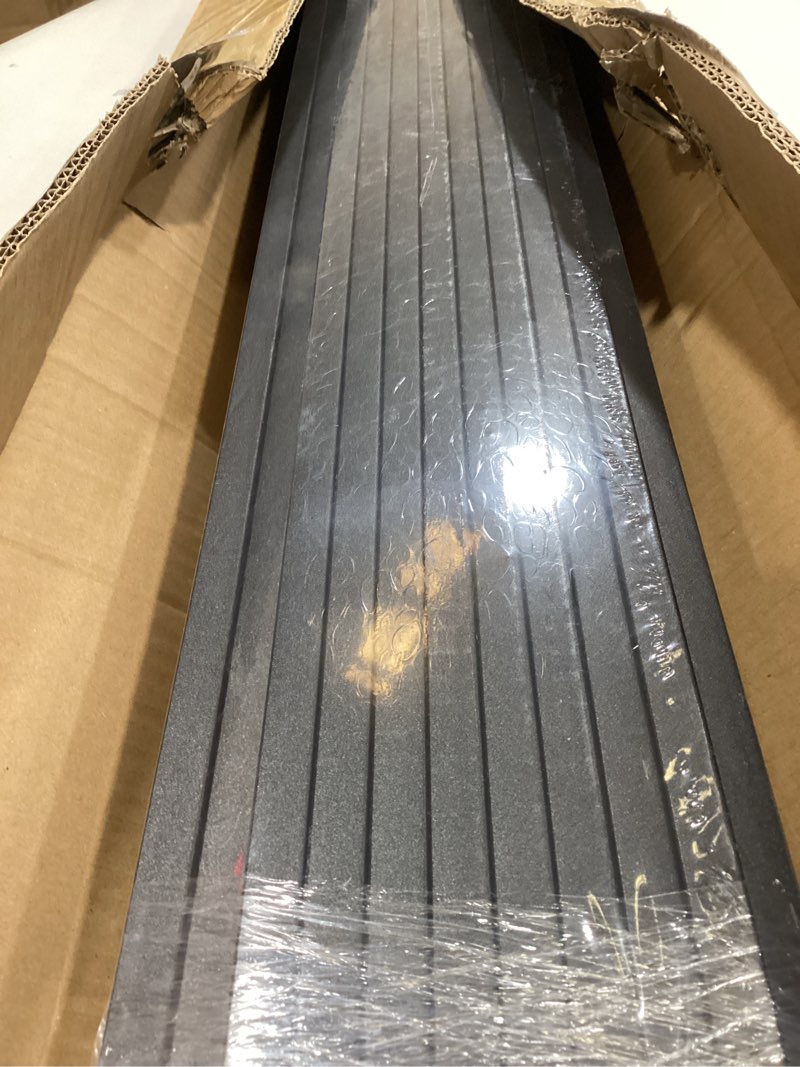 Condition photo showing Good Condition for 25 pack deck balusters 36 inch rectangle deck railing balusters with end caps & stainless screws, outdoor face mount metal spindles for porch stair 36 inch black-rectangle 25