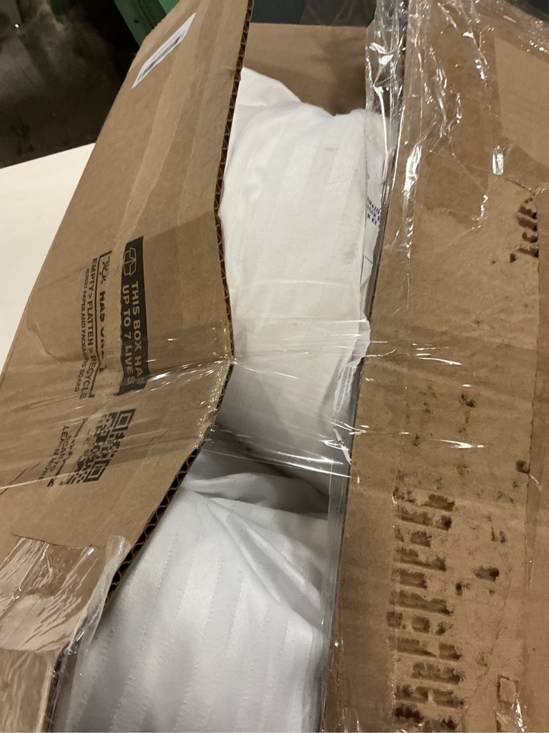 Condition photo showing As Is for EIUE Hotel Collection Bed Pillows for Sleeping 2 Pack King Size?Pillows for Side and Back Sleepers,Super Soft Down Alternative Microfiber Filled Pillows,20 x 36 Inches White King (2Pack)