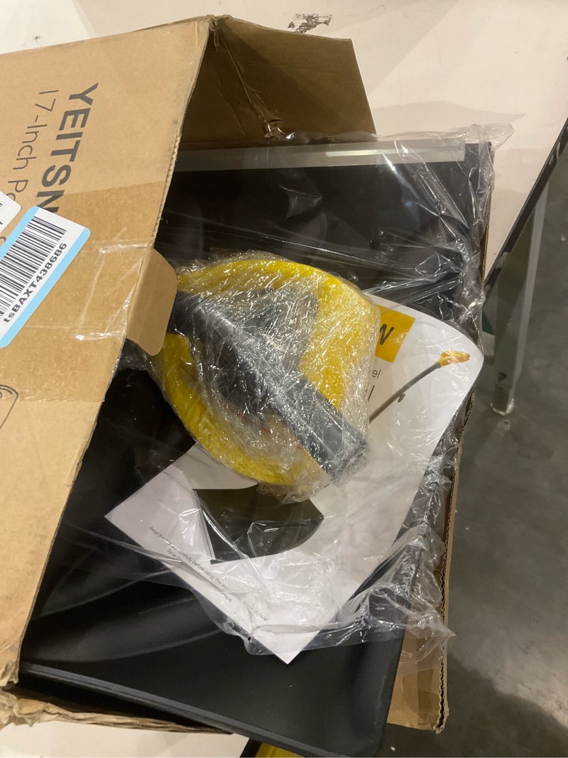 Condition photo showing New/Like New for Snow Shovel for Driveway 17-Inch Wide Ergonomic Heavy Duty Snow Removal Winter Tool 57” Long with Bent Handle Aluminum Edge Sharp Blade for Car Garage