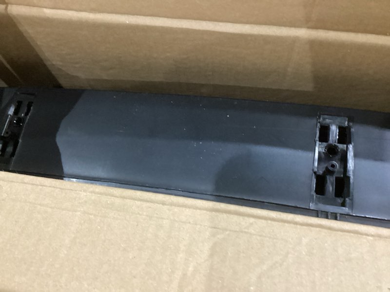 Condition photo showing As Is for Amazon Basics 3 Speed Box Fan, Indoor Electric Fan for Home Cooling, 5 Blades, Lightweight Design, 67 Watts, 20-Inch, Black, 6.8"D x 20.86"W x 21.33"H