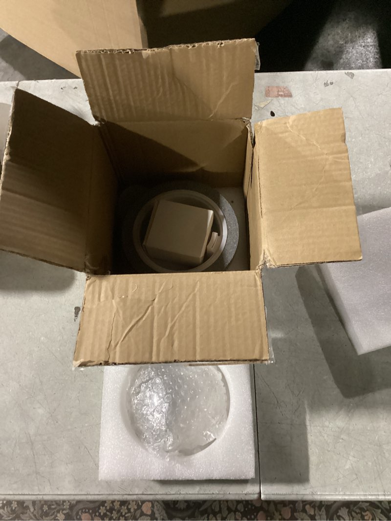 Condition photo showing Good Condition for Essential Oil Aromatherapy Diffuser for Home Bedroom Large Room Glass Stone Ultrasonic Air Scent Mist Aroma Diffuser 200ML Defusers—Dark Gray Dark Gray-a