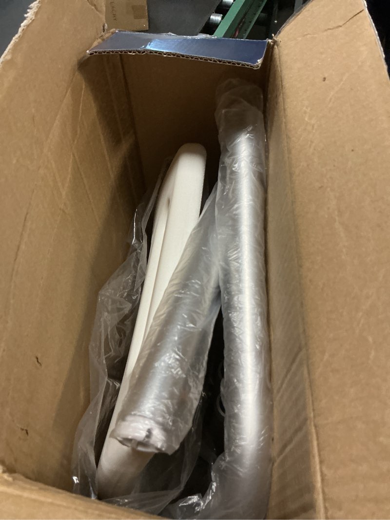 Condition photo showing As Is for project source white shower and bath stool item #4979494 | model