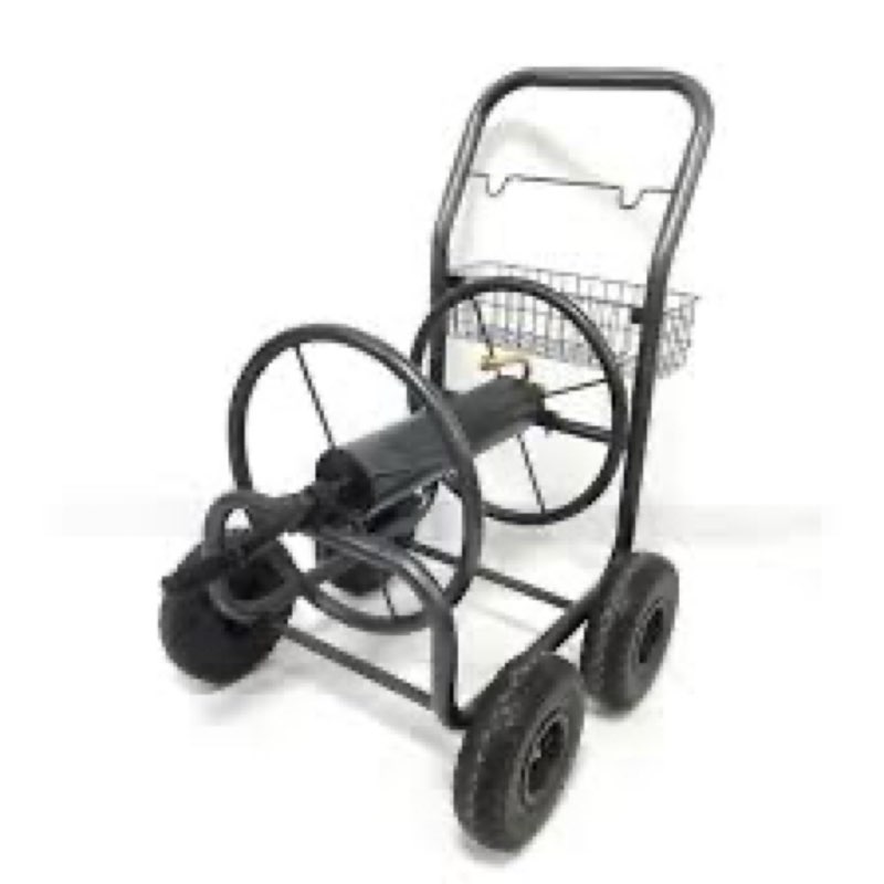 project source steel 200-ft cart hose reel