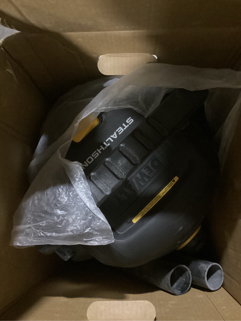 Condition photo showing Good Condition for dewalt stealthsonic quiet 6-gallon 4 hp corded wet/dry shop vacuum with accessories included
