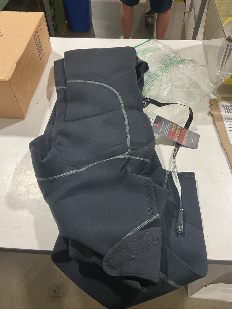 Condition photo showing Good Condition for hevto men wetsuits 3/2mm neoprene wet suit back front zip in cold water for surfing swimming diving m2-3/2mm-back zip-black medium
