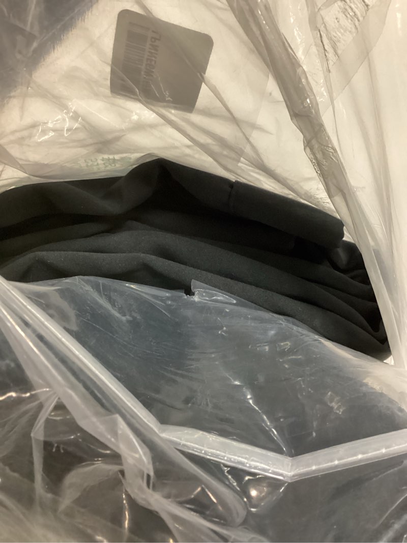 Condition photo showing Good Condition for dualife black blackout curtain panels/drapes (60 inch wide by 120 inch length, 2 panels) solid thermal insulated energy efficient bedroom curtains for hall/dining room grommet set of 2 panels black 60"w x 120"l (pack of 2)