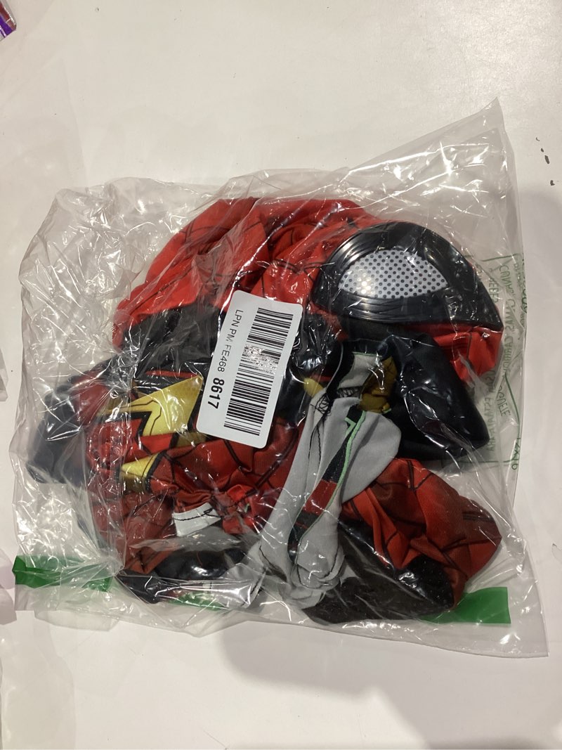 Condition photo showing Good Condition for MARVEL Integrated Spider-Man Official Youth Deluxe Zentai Costume - Stretch Spandex with Hidden Zippers and Wrist Slits M (8-10)
