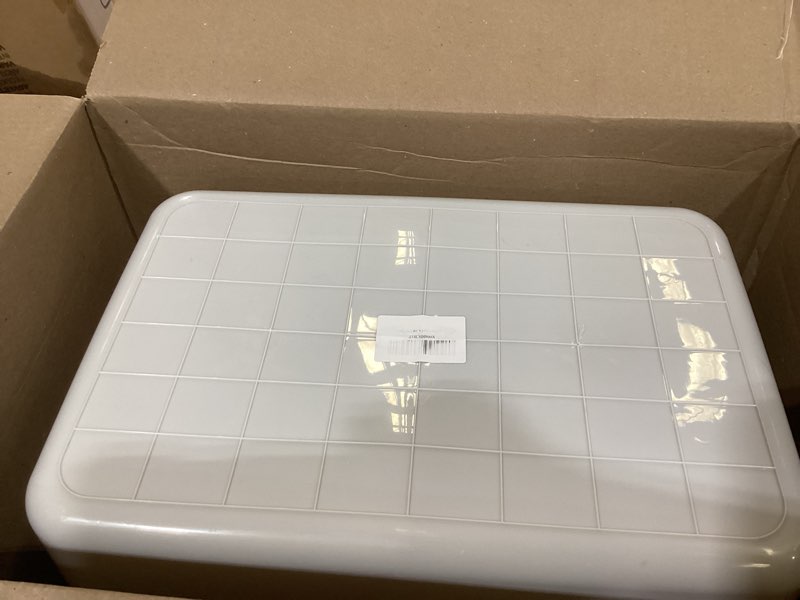 Condition photo showing Good Condition for large cat litter box with high sides for indoor cats,xl low entry open top cat litter pan for kittens,big or senior cats,high wall easy cleaning anti-splashing multi-cat litter tray (grey)