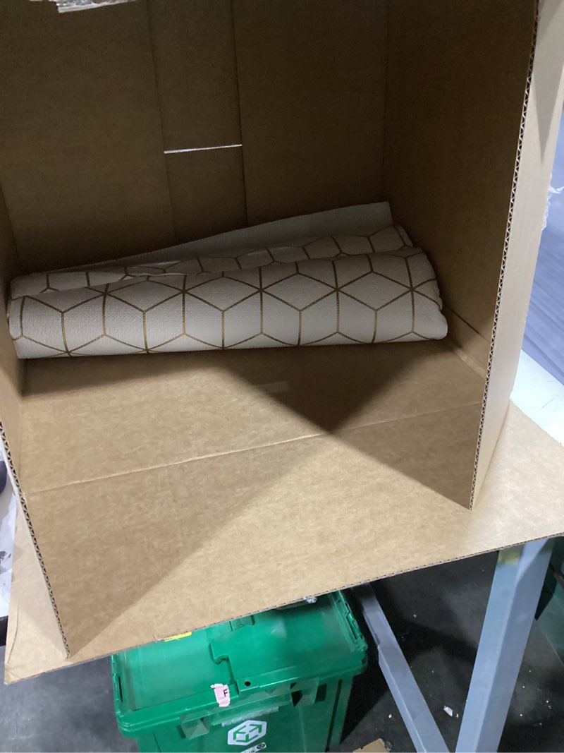 Condition photo showing Good Condition for Shelf Liners for Kitchen Cabinets 20 Inch Wide X 20 Ft Non Adhesive Cabinet Drawer Liner Non Slip Water Oil-Proof Strong Grip Pantry Refrigerator Shelves Liner for Bathroom Drawer Cupboard Closet Mat White 20"W x 240"L