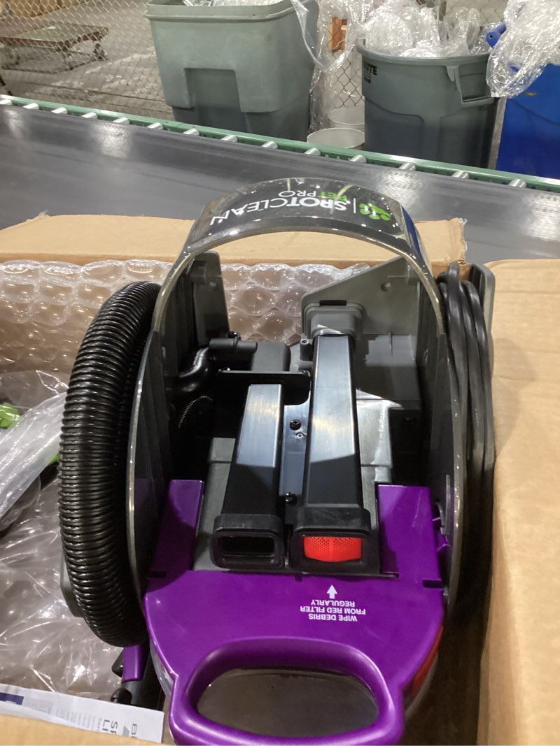 Condition photo showing As Is for Bissell SpotClean Pet Pro Portable Carpet Cleaner, 2458