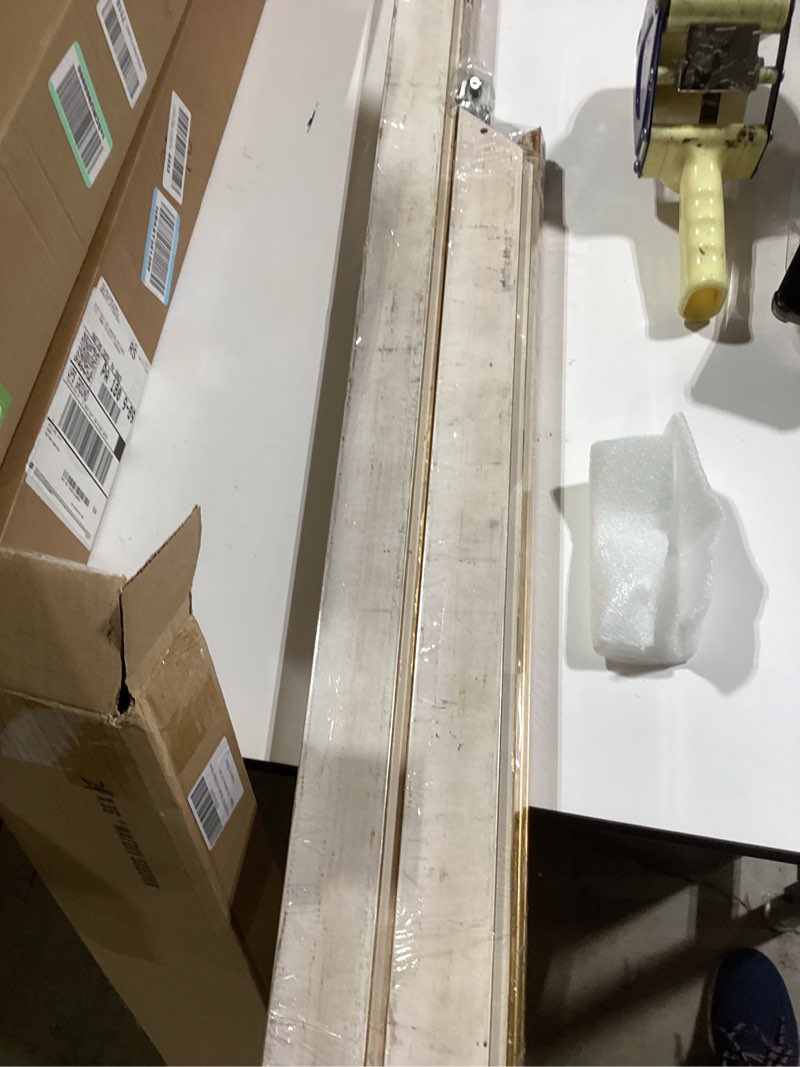 Condition photo showing Good Condition for DIY Wood Frame for 24x36 Canvas Paintings, 2.4" Wide Antique Ornate Canvas Frames for Oil Painting Art Prints, 24x36 Gold Frame for Home Living Room Wall Decor (No Backboard & Glass Cover) 24x36" Gold