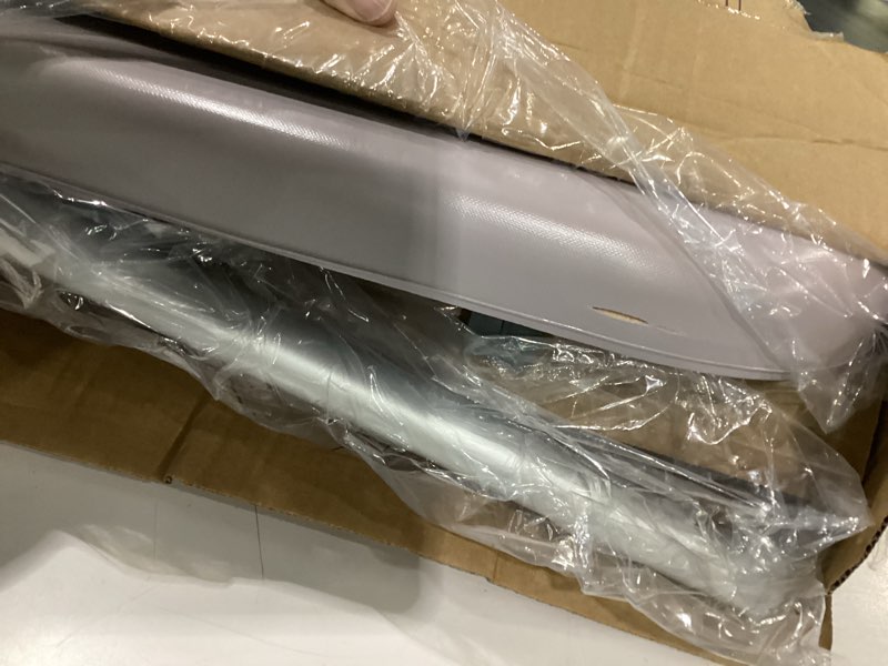 Condition photo showing As Is for rip in cushion toilet seat riser for seniors, raised toilet seat with handles, adjustable height & width, 400lb handicap elevated toilet seat, fit any toilet