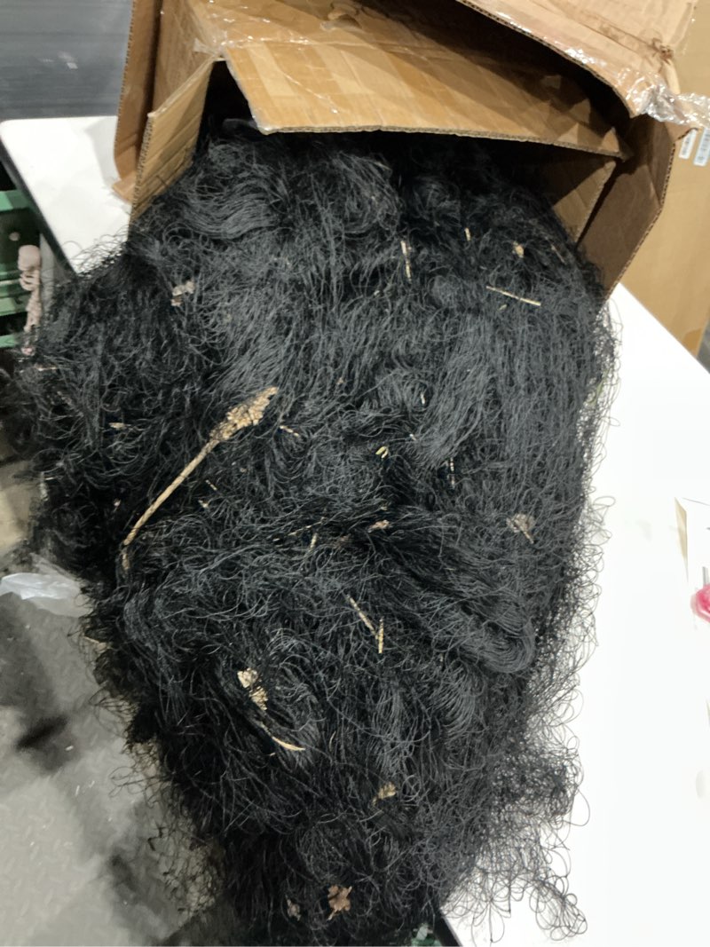 Condition photo showing As Is for bstpcoo chicken netting roof hawk 100'x100' with 2" mesh, heavy duty bird nettings for garden with birds scare tape, nylon bird netting for chicken coop, avian nettings deer fence fruit tree net 100'×100'-2''