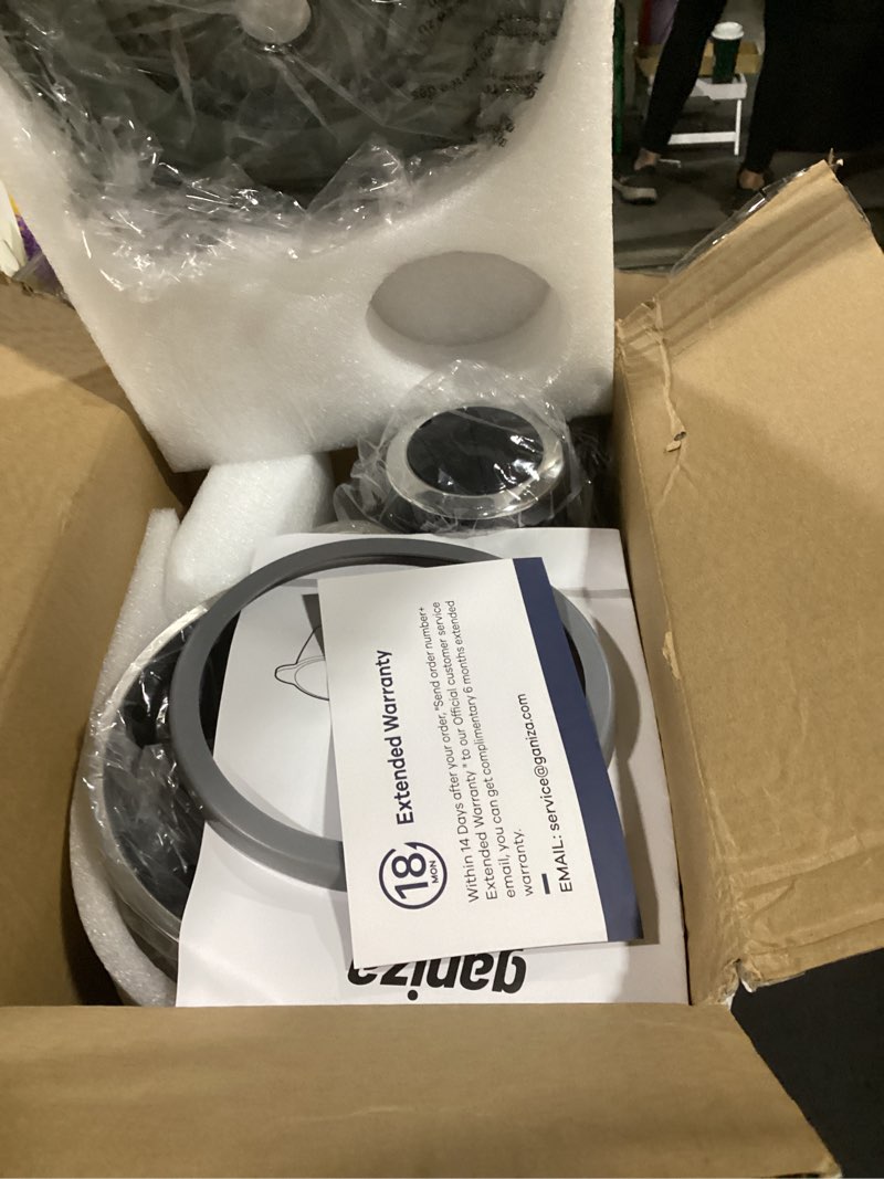 Condition photo showing Good Condition for ganiza food processors, electric food chopper with meat grinder & vegetable chopper - 2 bowls (8 cup+8 cup) with powerful 450w copper motor - includes 2 sets of bi-level blades for fruits/meat/nuts black