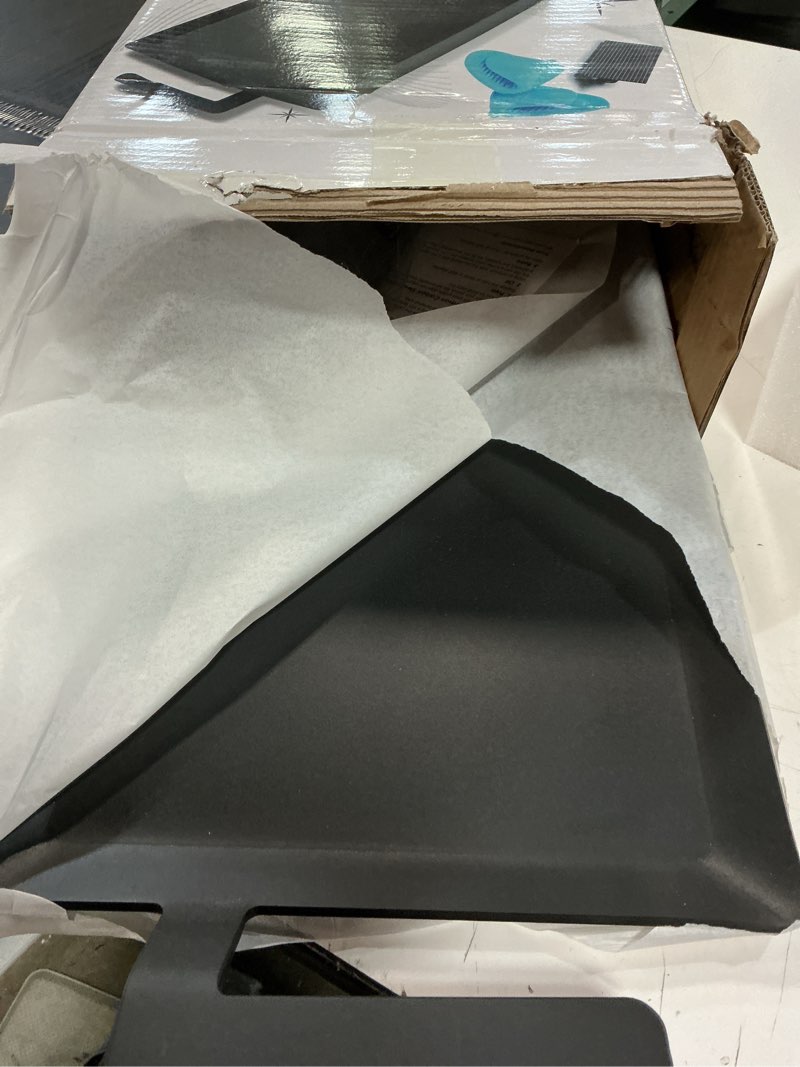 Condition photo showing Good Condition for universal large carbon steel griddle for outdoor gas grill, induction, gas/electric stove, and oven, double burner griddle with thickened heat-insulating gloves, pre-seasoned nitride coating process
