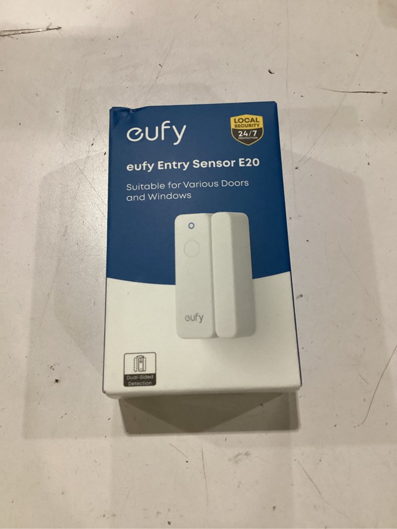 Condition photo showing As Is for not tested eufy entry sensor e20