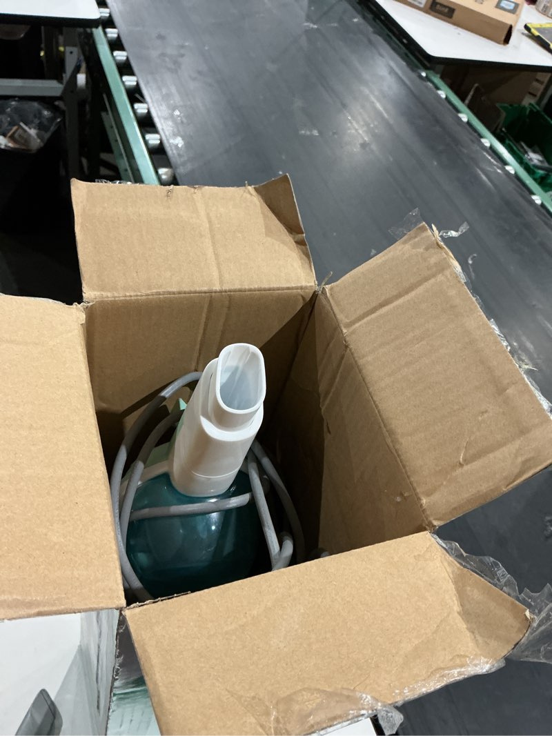 Condition photo showing As Is for shark steam mop with 2 machine washable dirt grip pads, removable water tank, lightweight, steam cleaner for sealed hard floors, marble, stone, hardwood, tile, laminate, white/seafoam, s1000 steam starter