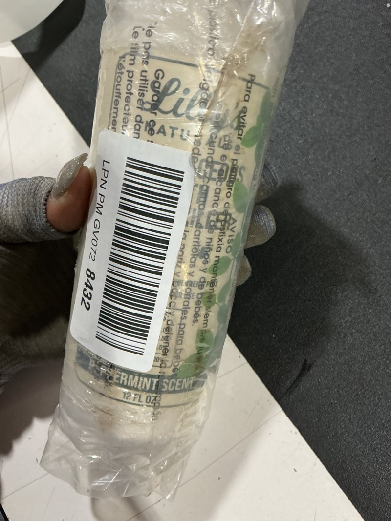 Condition photo showing Good Condition for diatomaceous earth food grade with peppermint oil crawling insect killer | indoor pest control powder for bed bug, roach, ant, fleas | lilly's naturals, 12 fl oz