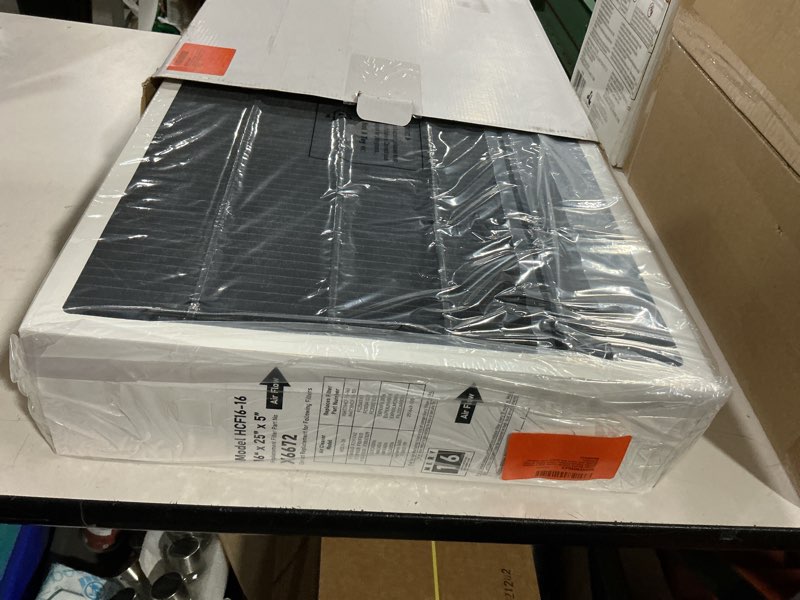 Condition photo showing New/Like New for lennox x6672 16x25x5 healthy climate carbon-clean merv 16 filter bundle with same day supply filter change reminder magnet (1-pack)