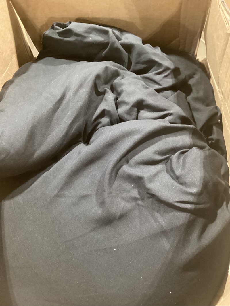 Condition photo showing Good Condition for ROSGONIA Oversized King Comforter Black, 3pcs(1 Boho Comforter & 2 Pillowcases) Soft Lightweight Oversized King Size Comforter Sets All Season Bedding Oversized King Comforter 120"x98" Black