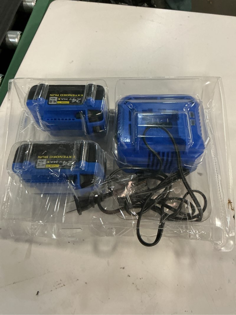 Condition photo showing Good Condition for Kobalt 24V Power Tool Charger with Batteries for Kobalt Tools