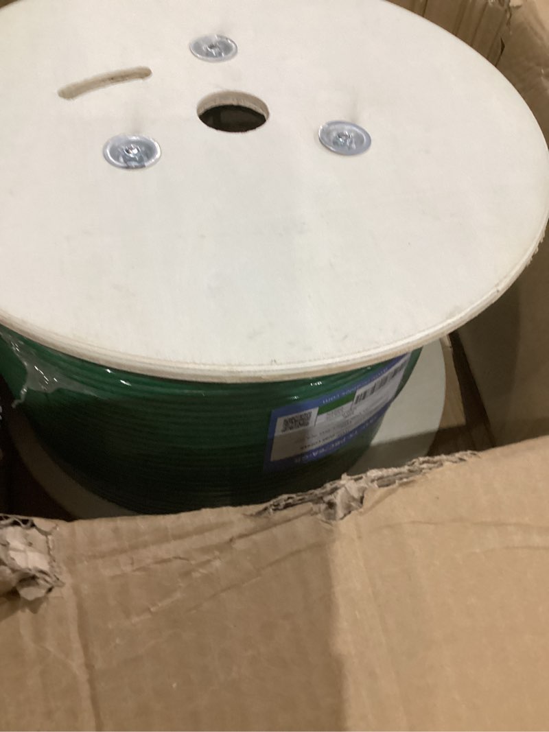 tscables | cat6a plenum (cmp) 1000ft, 750mhz, poe++ (4ppoe) | 100% solid bare copper | 23awg unshiel