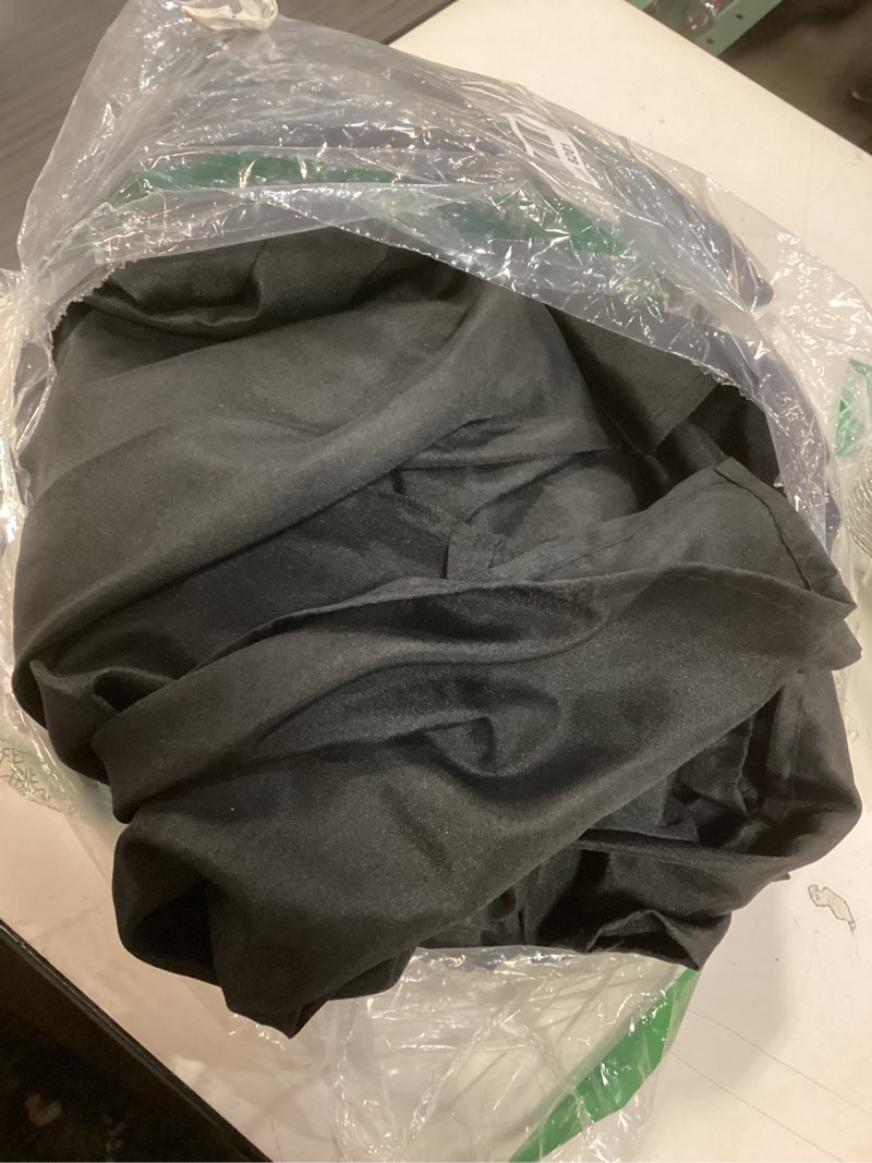 Condition photo showing Good Condition for Nasitos 2 Pack Black Tablecloth 6 Foot-Open Back Fitted Tablecloth Rectangle Table, Washable Fabric Trade Show Table Cover for Craft Show, Display, Parties, Wedding, Events Black 6FT|2 Pack