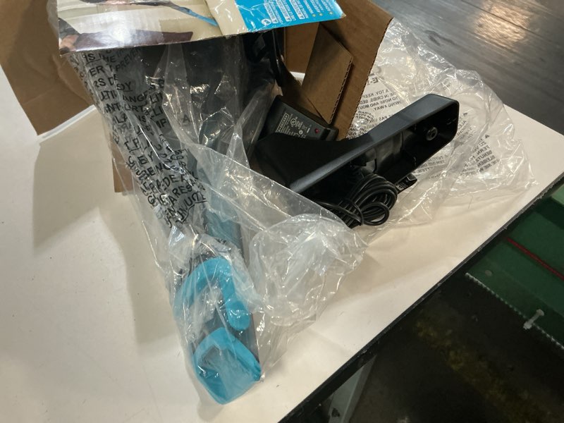 Condition photo showing As Is for black+decker cordless handheld vacuum, detailer dustbuster, for multi-surface, with powerful suction, and long lasting battery, hlva315j00w, black