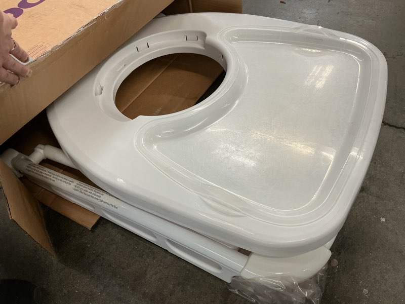 Condition photo showing As Is for Joovy Spoon Baby Walker & Activity Center Featuring Three Adjustable Heights, Tough Luggage Grade Seat Material, and 30 lb Weight Capacity - JPMA Safety Certified (Red)