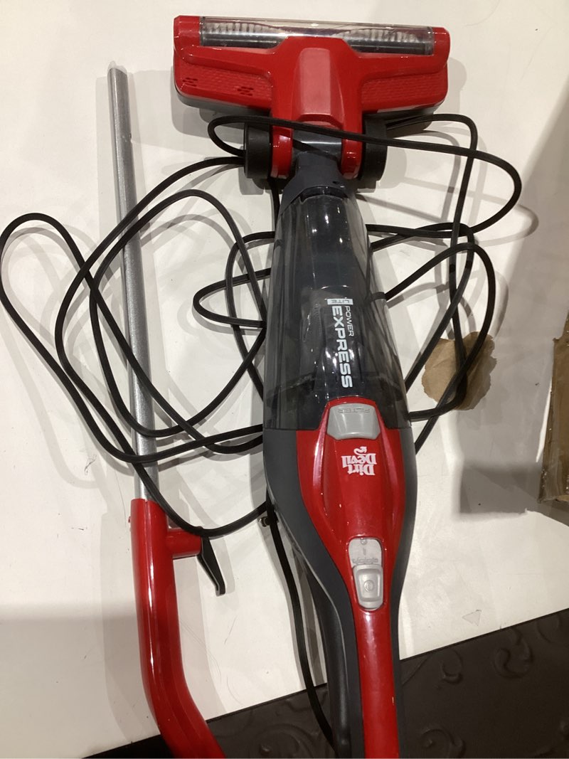 Condition photo showing As Is for https://www.amazon.com/dirt-devil-power-express-vacuum/dp/b06x1g4ktw