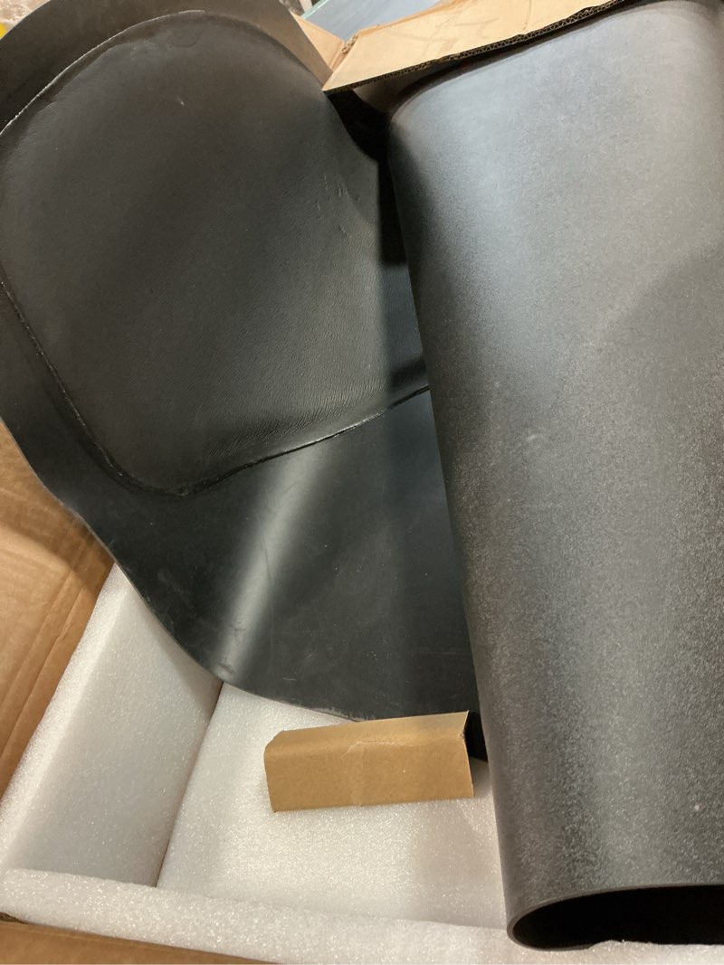 Condition photo showing As Is for OmySalon 1/2'' Thick Anti Fatigue Mat for Hairstylist Standing, 3'x4' Barber Floor Matt Under Salon Chair, Hair Cutting Hairdressing Equipment 3' X 4' X 1/2'' Solid