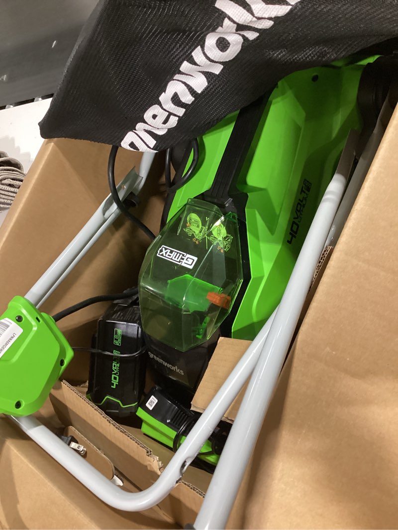 Condition photo showing Good Condition for greenworks 40v 14" cordless (push) lawn mower (75+ compatible tools), 4.0ah battery and charger included 14" cordless (4.0ah)