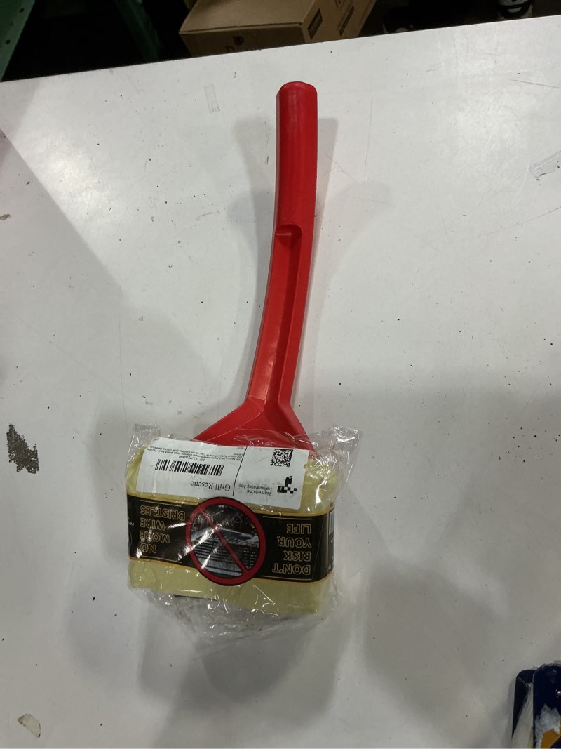 Condition photo showing New/Like New for Grill Rescue BBQ Replaceable Scraper Cleaning Head, Bristle Free - Durable and Unique Scraper Tools for Cast Iron or Stainless-Steel Grates, Barbecue Cleaner (Scraper Brush)