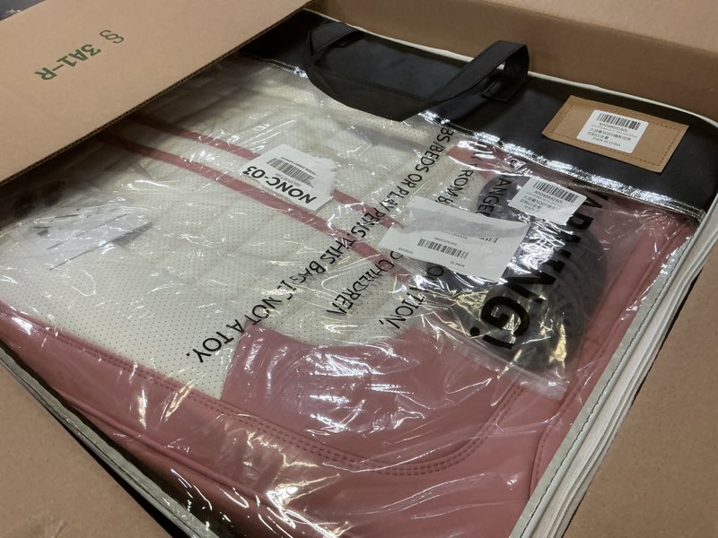 Condition photo showing Good Condition for car seat covers full set with waterproof leather, luxury universal automotive vehicle cover for cars suv pick-up truck, heavy duty seat protector car interior accessories (pink white)