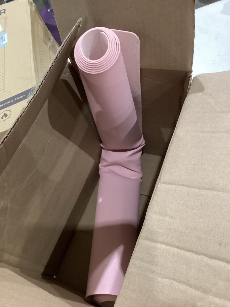 Condition photo showing Good Condition for ysagi non-slip leather desk pad xl size, waterproof laptop computer desk keyboard mat, table protector blotter mat, large mouse pad for office/work/home/decor(pink, 47.2" x 23.6")-no band pink 47.2" x 23.6"