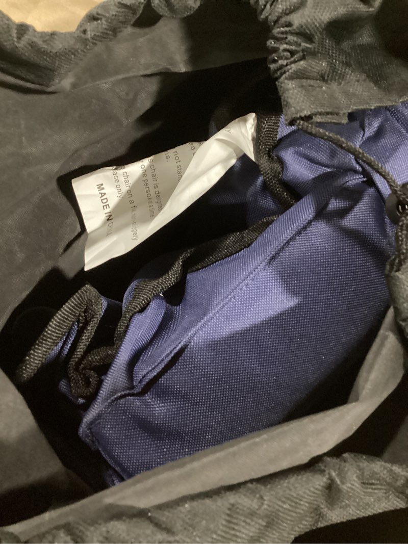 Condition photo showing Good Condition for amazon basics camping chair large, mesh back